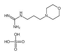 2-(3-morpholin-4-ylpropyl)guanidine,sulfuric acid结构式