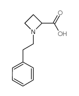 1-(2-苯基乙基)-2-氮杂丁烷羧酸结构式