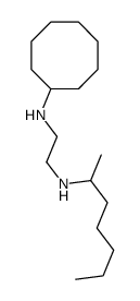 N-cyclooctyl-N'-heptan-2-ylethane-1,2-diamine结构式