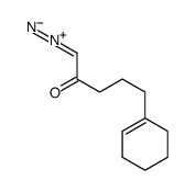 5-(cyclohexen-1-yl)-1-diazoniopent-1-en-2-olate Structure