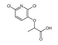 2-(2,6-dichloropyridin-3-yl)oxypropanoic acid Structure