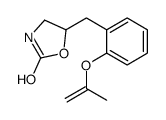 5-[(2-prop-1-en-2-yloxyphenyl)methyl]-1,3-oxazolidin-2-one Structure