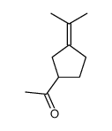 1-(3-propan-2-ylidenecyclopentyl)ethanone Structure