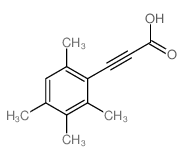 3-(2,3,4,6-tetramethylphenyl)prop-2-ynoic acid结构式