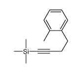 trimethyl-[4-(2-methylphenyl)but-1-ynyl]silane Structure