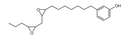 3-[7-[3-[(3-propyloxiran-2-yl)methyl]oxiran-2-yl]heptyl]phenol Structure