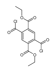 diethyl 2,5-dicarbonochloridoylbenzene-1,4-dicarboxylate结构式