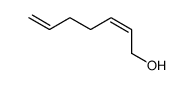 (Z)-2,6-heptadien-1-ol结构式