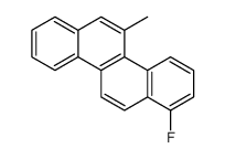 1-fluoro-5-methylchrysene Structure
