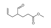 methyl 4-formylhept-6-enoate Structure