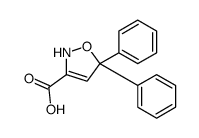 5,5-diphenyl-2H-1,2-oxazole-3-carboxylic acid结构式