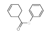 1-cyclohex-3-enyl-phenylsulfanyl-methanone structure