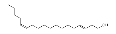 (E,Z) 3,13-Octadecadiene-1-ol structure