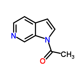1-(1H-Pyrrolo[2,3-c]pyridin-1-yl)ethanone结构式