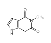 1H-Pyrrolo[3,2-c]pyridine-4,6(5H,7H)-dione, 5-methyl- Structure