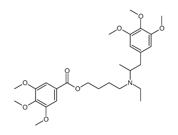 3,4,5-Trimethoxybenzoic acid 4-[ethyl(3,4,5-trimethoxy-α-methylphenethyl)amino]butyl ester picture