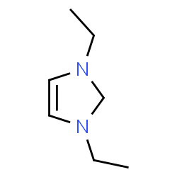 1H-Imidazole,1,3-diethyl-2,3-dihydro-(9CI) structure