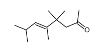 4,4,5,7-tetramethyl-oct-5-en-2-one Structure