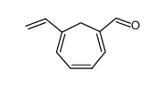 1,3,5-Cycloheptatriene-1-carboxaldehyde, 6-ethenyl- (9CI) structure