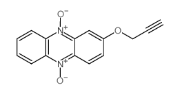 2-(prop-2-ynyloxy)phenazine 5,10-dioxide (en)Phenazine, 2-(2-propynyloxy)-, 5,10-dioxide (en) Structure