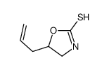 5-prop-2-enyl-1,3-oxazolidine-2-thione Structure