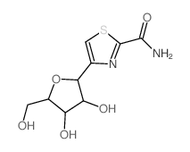 2-Thiazolecarboxamide,4-b-D-ribofuranosyl-结构式