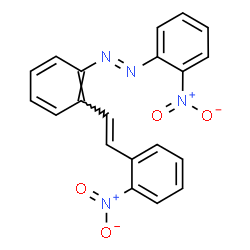 1-[(2-Nitrophenyl)azo]-2-[2-(2-nitrophenyl)ethenyl]benzene结构式