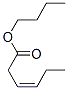 (Z)-3-Hexenoic acid butyl ester结构式