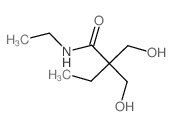 Butanamide, N-ethyl-2,2-bis(hydroxymethyl)- Structure