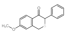 7-Methoxy-3-phenyl-1H-isothiochromen-4(3H)-one Structure