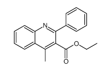ethyl 4-methyl-2-phenylquinoline-3-carboxylate Structure