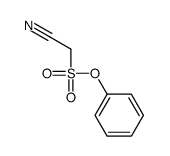 phenyl cyanomethanesulfonate Structure