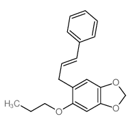 5-cinnamyl-6-propoxy-benzo[1,3]dioxole结构式