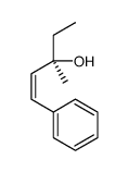 (Z)-3-Methyl-1-phenyl-1-penten-3-ol structure