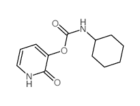 (2-oxo-1H-pyridin-3-yl) N-cyclohexylcarbamate结构式