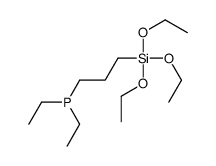 diethyl(3-triethoxysilylpropyl)phosphane结构式