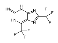 6,8-bis(trifluoromethyl)-7H-purin-2-amine结构式