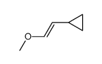 cyclopropyl-2 methoxy-1 ethylene Structure