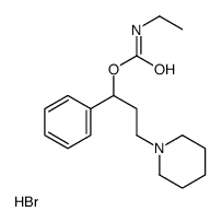 (1-phenyl-3-piperidin-1-ylpropyl) N-ethylcarbamate,hydrobromide Structure