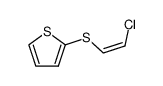 cis-2-thienyl β-chlorovinyl sulfide结构式