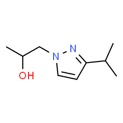 1H-Pyrazole-1-ethanol,alpha-methyl-3-(1-methylethyl)-(9CI) structure