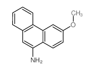 6-methoxyphenanthren-9-amine structure