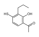 1-(2-Hydroxy-4-Mercapto-3-propylphenyl)ethanone structure