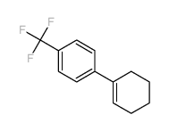 1-(1-cyclohexenyl)-4-(trifluoromethyl)benzene structure