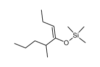 (E)-5-methyl-4-(trimethylsiloxy)-2-octene结构式