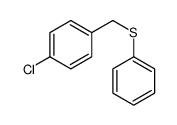 1-chloro-4-(phenylsulfanylmethyl)benzene结构式