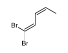 1,1-dibromopenta-1,3-diene结构式