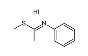 S-Methyl-N-phenyl-thioacetamidium-jodid结构式