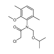 2-chloro-N-(2-methoxy-3,6-dimethylphenyl)-N-(propan-2-yloxymethyl)acetamide Structure