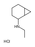 N-ethylbicyclo[4.1.0]heptan-5-amine,hydrochloride Structure